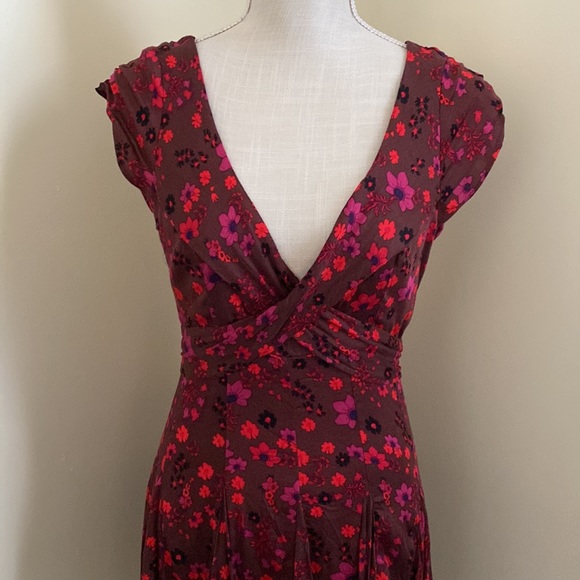 Free People Red It Takes Two Wrap Dress - Picture 4 of 14